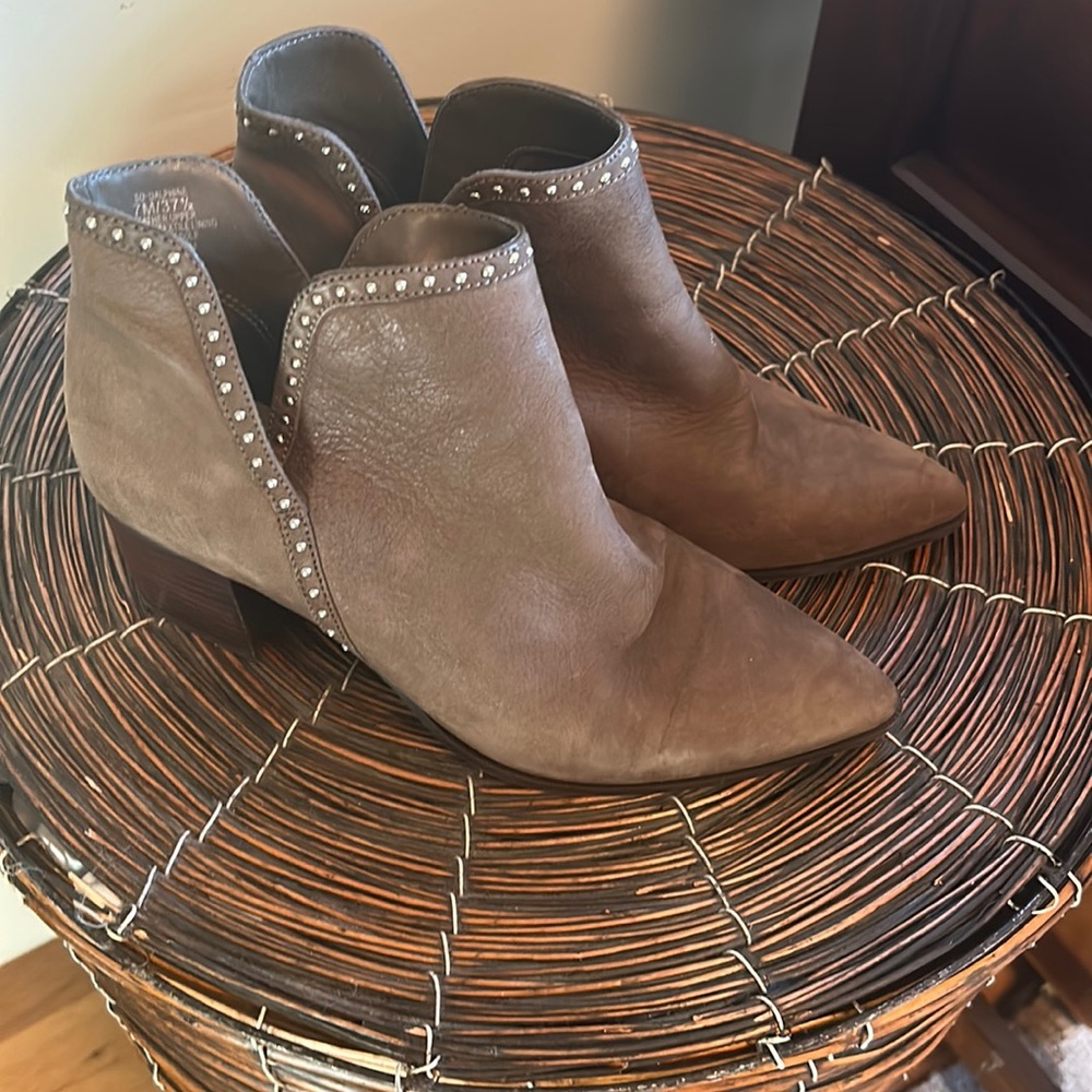 Sole society brown studded bootie
